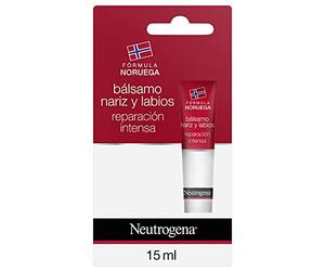 Neutrogena Cuidado Labial, Bálsamo Reparación Intensa Nariz y Labios - 15 ml
