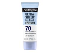 Neutrogena Ecran solaire sec au toucher Ultra Sheer - Protection UVA/UVB à large spectre - SPF 70 - 88 ml