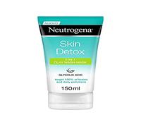 Neutrogena Exfoliante facial, piel desintoxicación, máscara purificadora de arcilla, 150 ml