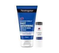 Neutrogena Fast Absorbing Crema de Manos + Stick Labial Pack