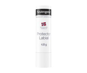 Neutrogena Fórmula Noruega Bálsamo Labial Protector SPF 20, 4,8 | Para Labios Agrietados, Protección UVA/UVB, Repara, Hidrata y Alivia, Con Manteca de Cacao, Aplicación Incolora, en Barra