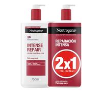 Neutrogena Fórmula Noruega Crema Corporal CICA, 750 ml, 2 uds | Reparación Intensa, Con Centella Asiática y Glicerina, 72 h de Hidratación, Textura no Grasa, Para Piel Muy Seca