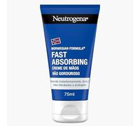Neutrogena Fórmula noruega, crema de manos de rápida absorción, crema reparadora de manos con glicerina y vitamina E, crema para manos secas y agrietadas con textura ligera, absorción rápida, 75 ml