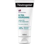 Neutrogena Fórmula Noruega Crema de Pies Ultra Hidratante (100 ml), crema para pies secos y ásperos, crema hidratante con 40% de Glicerina y Bisabolol
