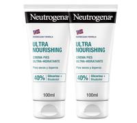Neutrogena Fórmula Noruega Crema Pies Ultra Hidratante (pack de 2 x 100 ml), crema pies secos y agrietados, crema hidratante Neutrogena pies con 40% Glicerina y Bisabolol