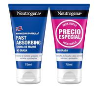 CREMA DE MANOS RÁPIDA ABSORCIÓN PACK 2 x 75 ml
