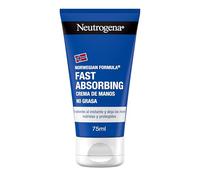 Neutrogena Fórmula Noruega Fast Absorbing Crema de Manos Reparadora, 75 ml | Hidrata, Nutre y Repara, Con Vitamina E y Glicerina, Rápida Absorción, Nutritiva, Textura no Grasa, Apta Pieles Sensibles
