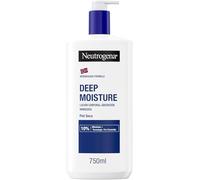 Neutrogena Fórmula Noruega Hidratación Profunda Loción Corporal de Absorción Inmediata (750 ml), crema hidratante corporal con tecnología Pro-Ceramida y Glicerina para piel seca
