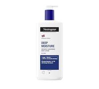 NEUTROGENA Fórmula Noruega Hidratante Profunda Loción Corporal de Absorción Rápida 400 ml, Loción Hidratante Profunda para pieles secas, aumenta la hidratación de la piel tres veces. Sin olor.