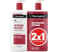 Neutrogena Fórmula Noruega Loción Corporal CICA Reparación intensa para piel seca (Pack de 2 x 750 ml), crema hidratante corporal reparadora con centella asiática