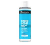 Neutrogena Hydro Boost Agua micelar con ácido hialurónico hidratante, agua de limpieza micelar para pieles sensibles, elimina el maquillaje, la suciedad y la grasa, no comedogénica y sin alcohol, 13.5