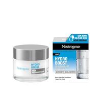 Neutrogena Hydro Boost Aqua Cuidado intensivo hidratante facial con ácido hialurónico y antioxidantes, crema de día con efecto relleno, crema facial para piel seca, 50 ml