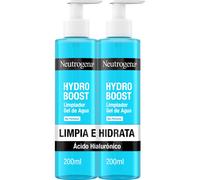 Neutrogena Hydro Boost Limpiador Gel de Agua sin Perfume 2x200 ml
