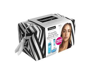 Neutrogena Hydro Boost Pack Cuidado Facial - Gel Limpiador Facial (200ml) + Crema Hidratante Gel de Agua (50ml) + REGALO Protector Solar Fluido SPF50 (15ml) - Rutina Ácido Hialurónico piel hidratada