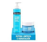Neutrogena Hydro Boost Rutina de Hidratación Facial con Gel de Agua (50 ml) y Gel limpiador facial (200 ml), con ácido hialurónico, para una piel hidratada, apto para todo tipo de piel
