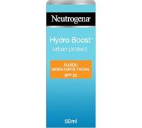 Neutrogena Hydro Boost Urban Protect Fluido Hidratante SPF 25 (1 x 50 ml), crema hidratante facial SPF 25 de uso diario, protector solar con ácido hialurónico