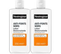 Neutrogena Loción para eliminar puntos negros (botella de 200 ml), loción facial con ácido salicílico (0,5%) (Paquete de 2)