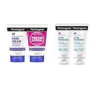 Neutrogena Pack con Crema de manos reparadora con perfume (2x50ml) y Crema para pies Ultra Hidratante con Fórmula Noruega (100 ml), pack hidratante Neutrogena para reparar manos y pies agrietados
