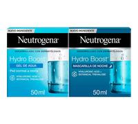 Neutrógena Pack Facial Hydro Boost Gel de Agua + Mascarilla de Noche Hidratante