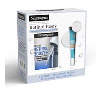 Neutrogena Pack Skincare con Retinol Boost Sérum facial intenso de noche (30 ml) + Hydro Boost Fluido hidratante crema solar 50 (50 ml), pack con acción antiedad y protección solar 50