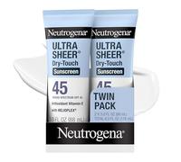 Neutrogena Protector solar ultra transparente SPF 45, paquete doble, 6 oz. por