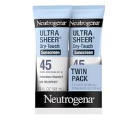 Neutrogena Protector solar ultra transparente SPF 45, paquete doble, 6 oz. por