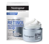 Neutrogena Rapid Wrinkle Repair fragancia libre Anti-Wrinkle Retinol crema hidratante con ácido hialurónico para cara y cuello, 1.7 oz