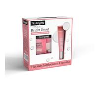 Neutrogena Rutina Bright Boost, pack con Gel Crema facial (50 ml) y Sérum Iluminador (30 ml), set de cuidado antiedad con neoglucosamina, rutina para una piel luminosa