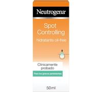 Neutrogena Spot Controlling Hidratante Oil-Free (1 x 50 ml), crema hidratante facial con ácido salicílico para piel propensa al acné, crema para la cara libre de aceites no comedogénica