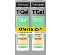 Neutrogena T/Gel Normal-Oily Anti-Dandruff Shampoo Pack 2 X 250ml