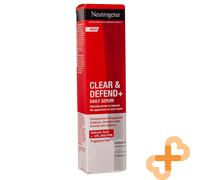 Neutrogena Transparente & Defend + Diario,Diario Serum 30ML Acné Limpiar Piel
