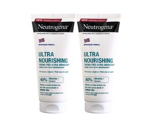 Neutrogena Ultra Nourishing Crema Pies Ultra Hidratante 2x100ml