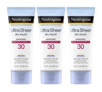 Neutrogena Ultra Sheer Dry-Touch Sunsco de proteccin solar amplia SPF 30 UVA/UVB Proteccin UVB Oxibenzona Sin agua resistente al agua no grasos