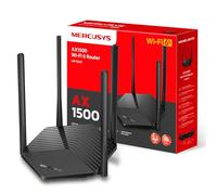 [Neuvo] MERCUSYS MR1500X - Router Wi-Fi 6 de Doble Banda AX1500, Velocidad 1.5 Gbps,Ahorro de Energia, Beamforming, WPA3, Installacion Facil,MU-MIMO