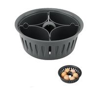 Neuytiky Hervidor de Huevos para 4 Huevos,Pocedor de Huevos Egg Boiler,Escalfador de Huevos Compatible con TM5,TM6,Cocedor De Huevos Al Vapor 2 In 1 Egg Holder Máquina