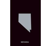NEVADA BLACK AND SILVER - Premium Lined Journal | 6" x 9" | Soft Cover | 120+ Pages - Bold State-Inspired Design: A High-Quality State Notebook - Ideal for School, Work, or Everyday Notes