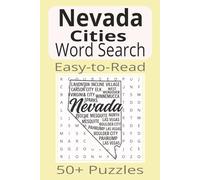 Nevada Cities Word Search: Word Search Puzzles with Easy-to-Read Print about Nevada Cities | 6x9 inches | 110 pages | 50+ Puzzles...Gifts, Vacations & Holidays
