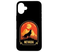 Nevada Live Love Explore - Diseño de Lobo Aullando Carcasa para iPhone 16 Plus