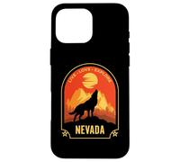 Nevada Live Love Explore - Diseño de Lobo Aullando Carcasa para iPhone 16 Pro MAX