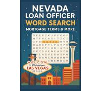 Nevada Loan Officer Word Search Puzzle Book: Word Search Puzzles with Easy-to-Read Print about Mortgage Terms, Real Estate, Licensing, and More | 6x9 ... Fun Study & Practice for Nevada Loan Officers