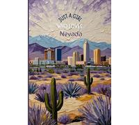 Nevada Travel Journal - Purple Trip Diary | Just a Girl Who Loves Nevada Notebook to Record Adventures | Cute Souvenir Gift for Girls, Teens & Women | 120 Wide-Ruled Pages, Paperback