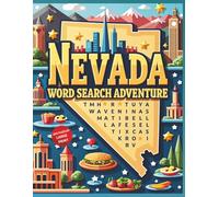 Nevada Word Search Puzzle Book: Large-Print Brain Games and Travel Fun | Explore Casinos, Desert, Cities & History in Nevada (U.S. State Word Search Adventure Series)