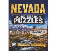 Nevada Word Search Puzzles: For Kids and Adults of All Ages! | 8.5 x 11 in. | 60 Puzzles | Large Print | Easy to Read (The Americana Series)