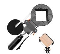 Nevalerra Abrazadera de cinta multifunción para carpintería, abrazadera de cinta multifunción, abrazadera de esquina ajustable de polígono, abrazadera multifunción para cinturón, cierre rápido para