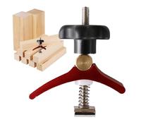 Nevalerra Abrazaderas de sujeción, soportes de sujeción rápidos, ranuras en T, abrazaderas de placa de presión, para carpintería, carpintería, metalurgia, manipulación de técnicas de sujeción y