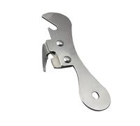 Nevalerra Abrelatas resistente, herramienta manual de acero inoxidable, herramienta de cocina con mango cómodo para mujeres, hombres, mayores, gastronomía, viajes, camping