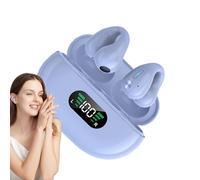 Nevalerra Audífonos traductores de IA - Auriculares inalámbricos para idioma, intérprete sobre la oreja, dispositivo de gancho para la oreja con cancelación de ruido para negocios, viajes, reuniones