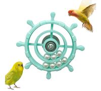 Nevalerra Bird Spin Wheel - Juguete de enriquecimiento Giratorio Interactivo, Accesorio de Entrenamiento de Suave, fijación Ligera de Jaula | Compromiso Mental y físico con el hábitat Ha