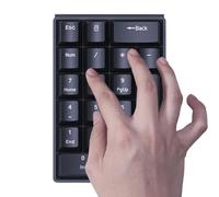 Nevalerra Bloc numérico: calculadora digital externa de 3.1 x 4.6 x 1.6 pulgadas, conectividad USB periférica, hoja de cálculo Exxcel Quiickbooks, solución de cálculos de nómina | Potenciador de