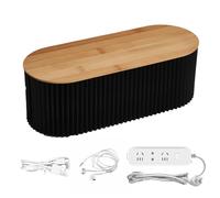 Nevalerra Caja de gestión de cables, organizador de cables, organizador de cables, corrector de extensión, gestión de escritorio Tidy para sala de estudio, salón, dormitorio